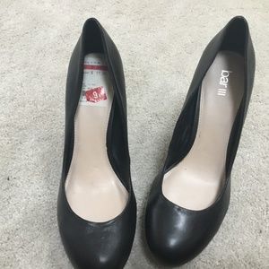 Bar III Black High Heeled Platform Pump shoes Sz 9 New Macys No Box $79